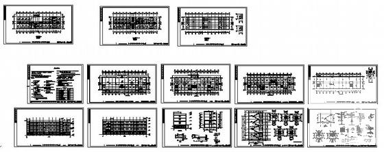 比较精美的4层宿舍楼建筑CAD施工图纸 - 4