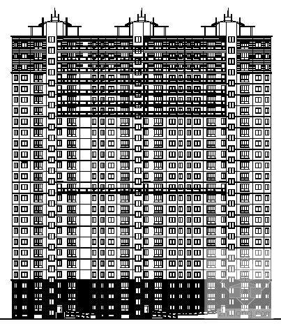 25层经济适用房住宅楼建筑设计CAD图纸 - 4