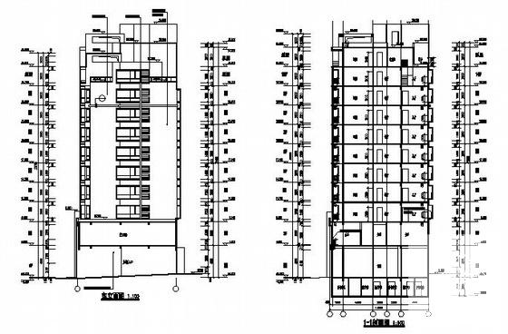 10层住宅楼建筑CAD图纸 - 4