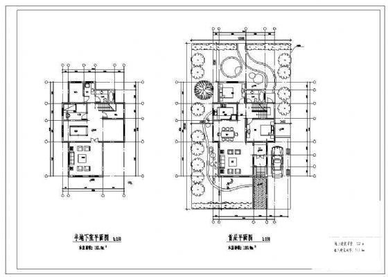 比较实用的2层别墅建筑CAD图纸 - 3