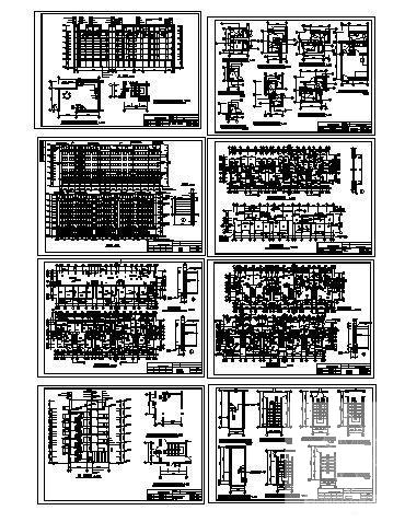6层住宅楼建筑设计CAD施工图纸 - 3