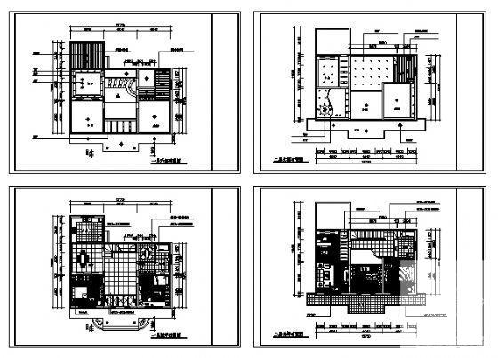 比较流行的2层别墅建筑CAD图纸 - 1