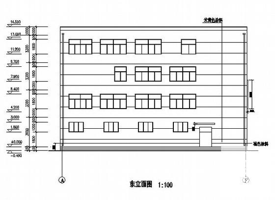 经典的4层公寓楼建筑CAD施工图纸 - 2