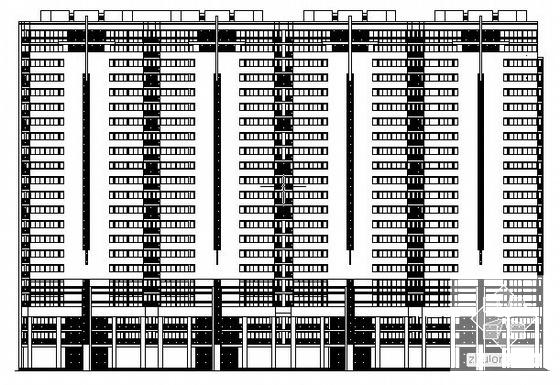 22层住宅楼建筑CAD图纸 - 3