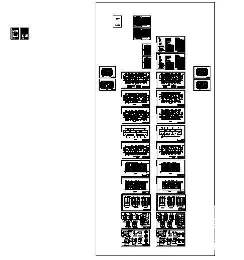 6层住宅楼建筑CAD施工方案图纸 - 4