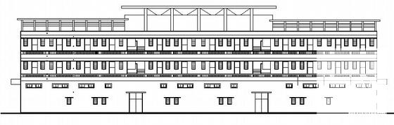 乡村3层砖混结构综合楼建筑施工CAD图纸 - 2