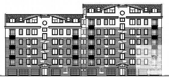 5层住宅楼设计方案设计CAD图纸 - 1