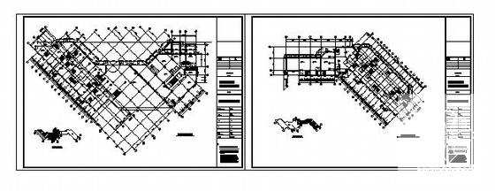 小区裙楼工程幕墙建筑CAD图纸 - 1