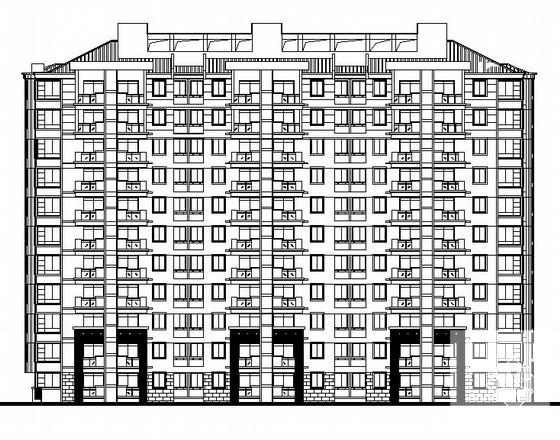 6层小高层住宅楼小区单体建筑群CAD施工图纸（36500平方米） - 2