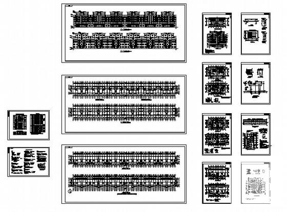 小型5层出租房建筑CAD施工图纸 - 4