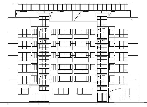 6层安置房建筑CAD施工图纸 - 3