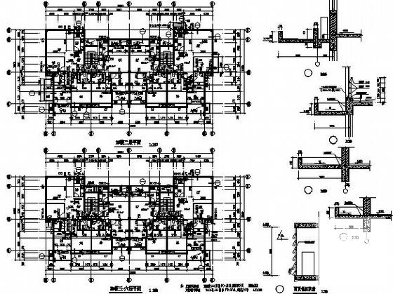 6层安置房建筑CAD施工图纸 - 4