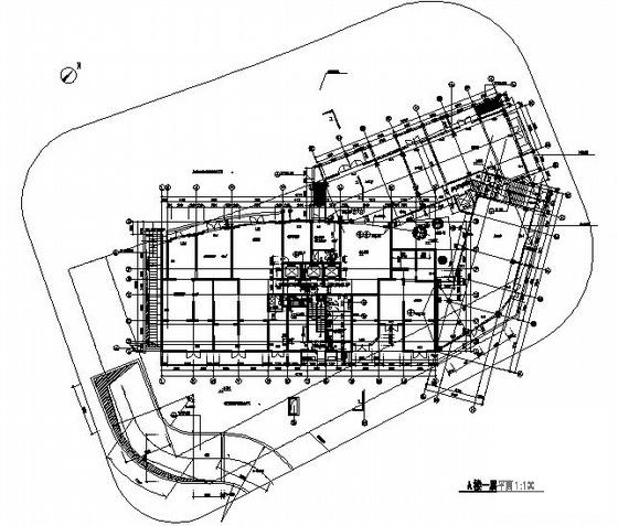 38层塔式住宅楼CAD施工图纸（剪力墙结构） - 2