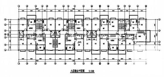 7层住宅楼建筑CAD图纸图纸 - 4