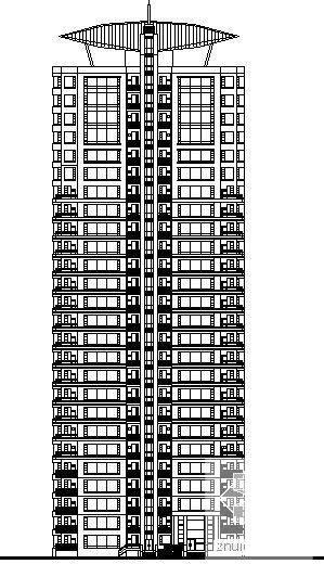 浦东花园小区二期建筑初步CAD图纸 - 2