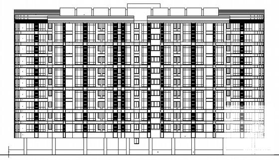 10层住宅楼建筑方案设计CAD图纸 - 3