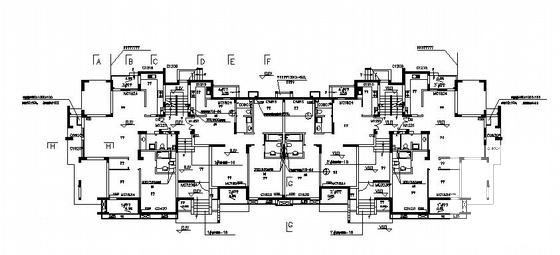 清水湾住宅7号楼建筑CAD图纸 - 3