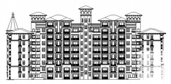 星河湾9层10号住宅楼建筑方案设计CAD施工图纸 - 1