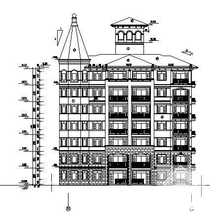 星河湾9层10号住宅楼建筑方案设计CAD施工图纸 - 4