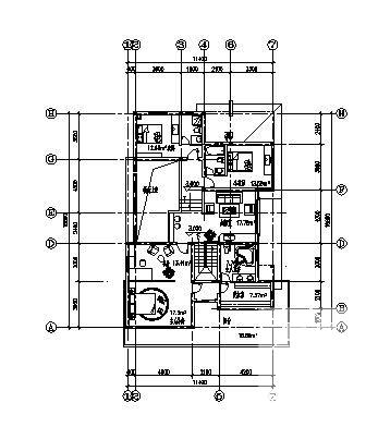 2层C10型别墅建筑CAD图纸 - 2