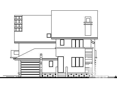 2层C10型别墅建筑CAD图纸 - 4