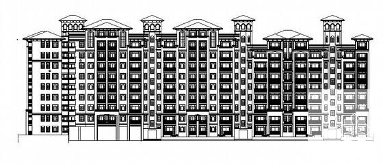 星河湾9层16号住宅楼建筑CAD施工图纸 - 1