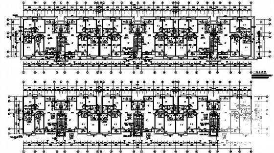 比较精美的6层住宅楼建筑CAD施工图纸 - 4