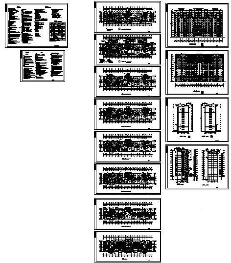 小区12层九号楼建筑方案设计CAD图纸 - 3