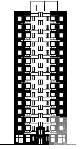 16层住宅楼建筑方案初步CAD图纸 - 1