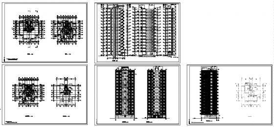 16层住宅楼建筑方案初步CAD图纸 - 2