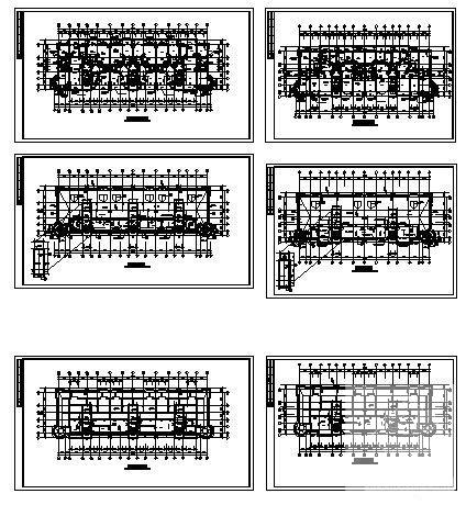 框架结构11层住宅楼建筑CAD施工图纸 - 1