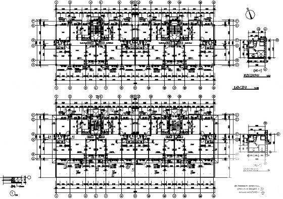 6层框架住宅楼建筑CAD图纸 - 3