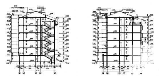 锦绣花园砖混结构住宅楼建筑施工CAD图纸 - 1