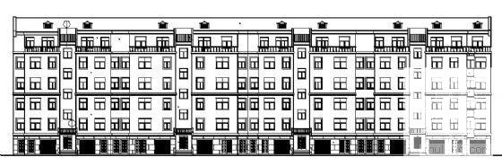 锦绣花园砖混结构住宅楼建筑施工CAD图纸 - 2