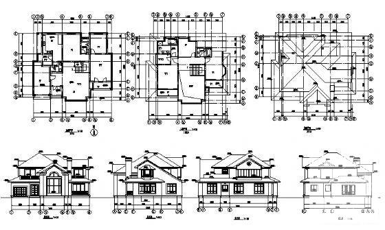 2层别墅（A10型）建筑CAD图纸 - 4