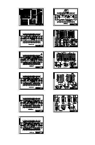 精美的5层住宅楼建筑CAD施工图纸 - 3