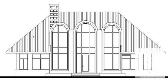 详细的2层别墅（B型）建筑CAD施工图纸 - 3