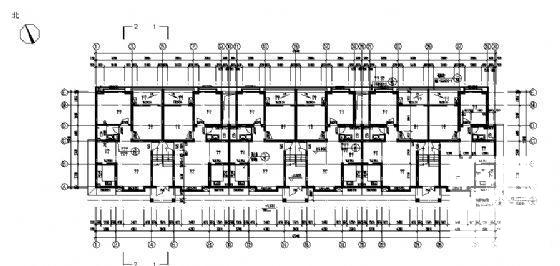 御营山景6层8#楼建筑结构CAD施工图纸（框架剪力墙结构） - 3