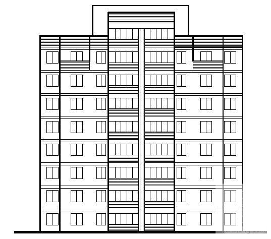 外环路沙河区修建性规划住宅楼建筑CAD图纸 - 3