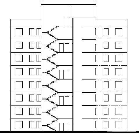 外环路沙河区修建性规划住宅楼建筑CAD图纸 - 4