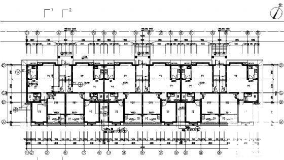 6层御营山景3#楼建筑结构CAD施工图纸 - 2