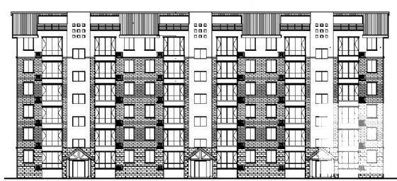 6层御营山景3#楼建筑结构CAD施工图纸 - 4