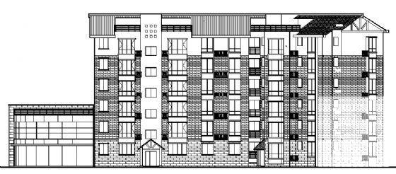 6层御营山景2#楼建筑结构CAD施工图纸 - 2