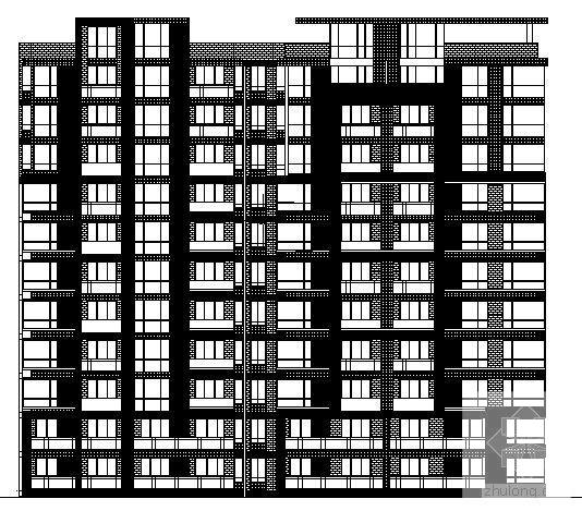 11层住宅楼建筑方案设计CAD图纸 - 4