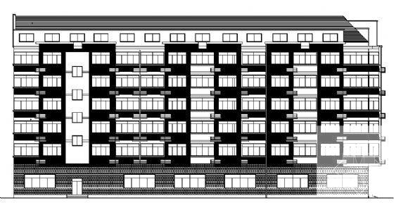 6层宿舍楼建筑方案设计CAD图纸 - 1