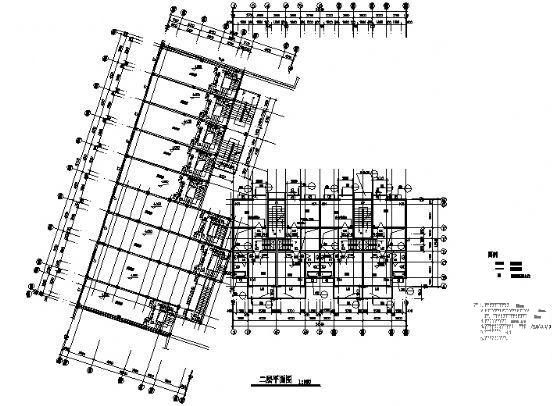 镇6层住宅楼建筑施工CAD图纸（砖混结构） - 1