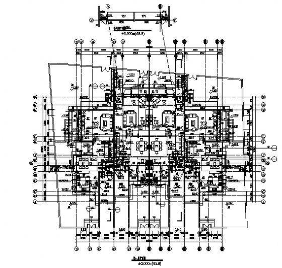 万科丹堤11号楼建筑CAD图纸 - 3