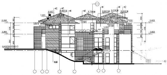 万科丹堤1号别墅建筑CAD图纸 - 1