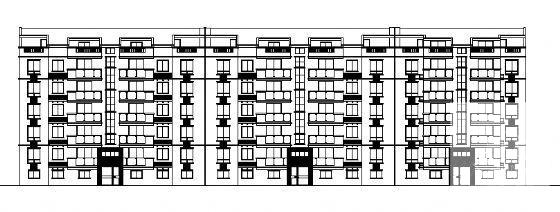 7层住宅楼建筑CAD图纸 - 4