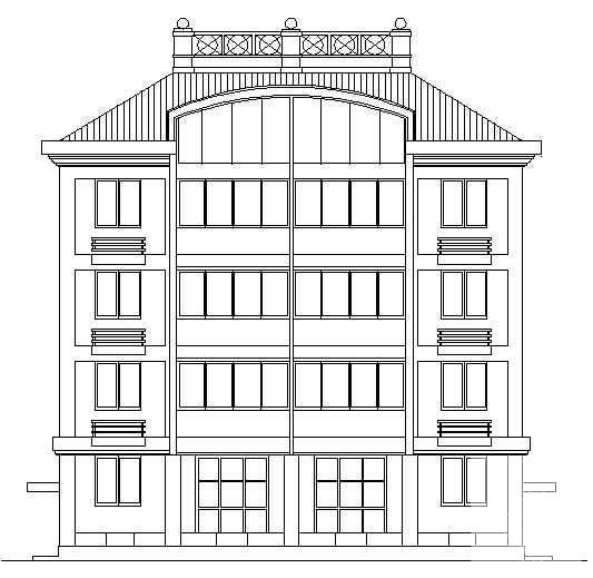 详细的A-18型别墅建筑CAD施工图纸 - 1